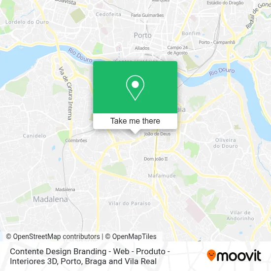 Contente Design Branding - Web - Produto - Interiores 3D map