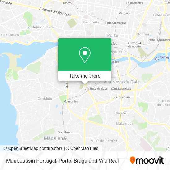 Mauboussin Portugal map