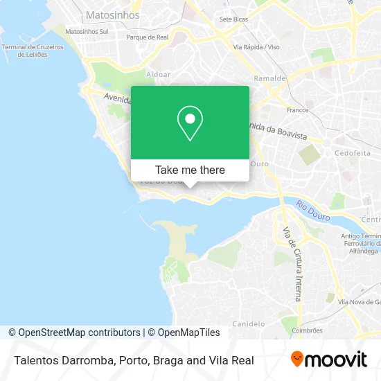 Talentos Darromba map