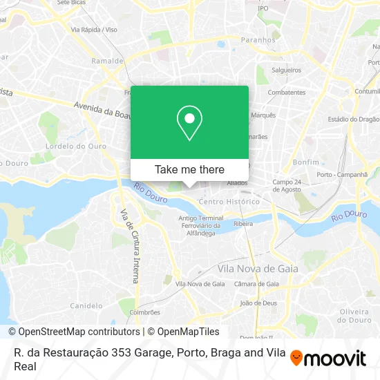 R. da Restauração 353 Garage map