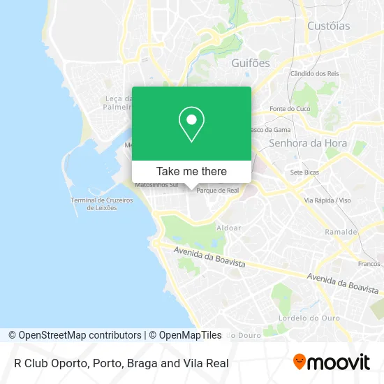 R Club Oporto map