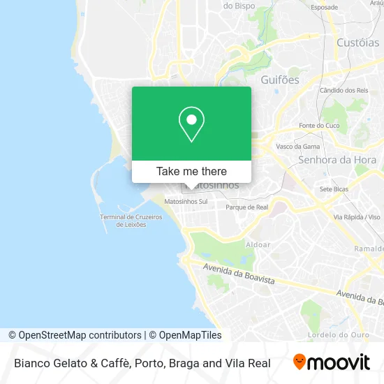 Bianco Gelato & Caffè map