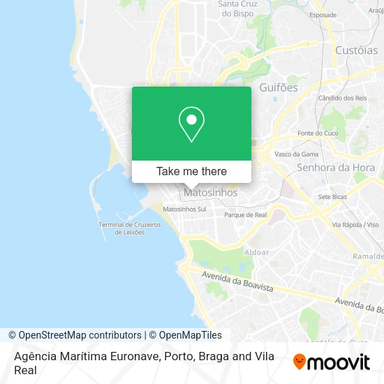 Agência Marítima Euronave map