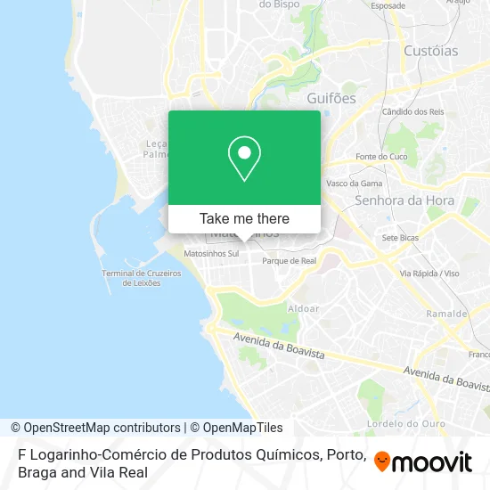 F Logarinho-Comércio de Produtos Químicos map