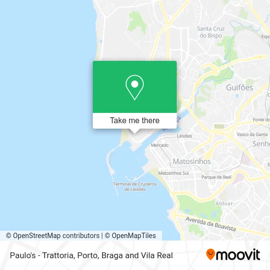 Paulo's - Trattoria map