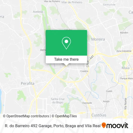 R. do Barreiro 492 Garage map
