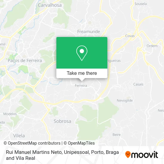 Rui Manuel Martins Neto, Unipessoal map