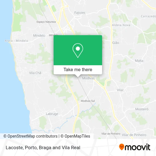 Lacoste map