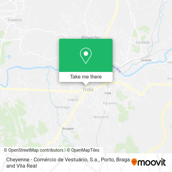 Cheyenne - Comércio de Vestuário, S.a. map