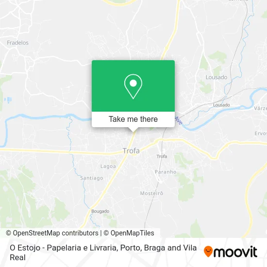 O Estojo - Papelaria e Livraria map