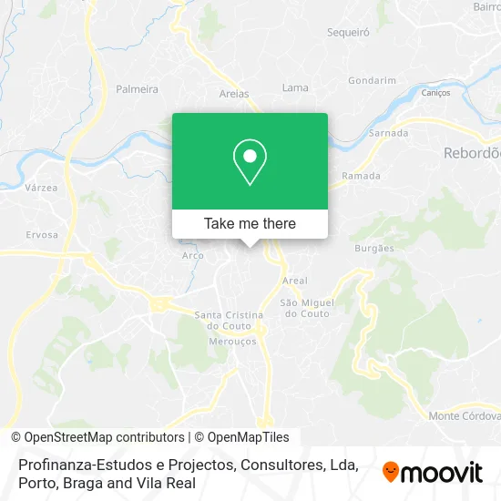 Profinanza-Estudos e Projectos, Consultores, Lda map