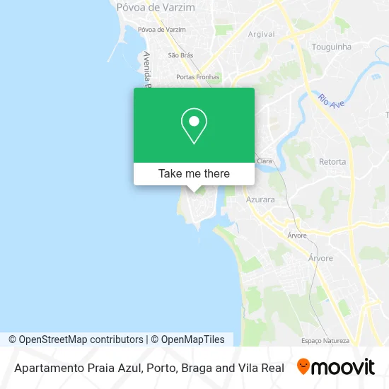 Apartamento Praia Azul map