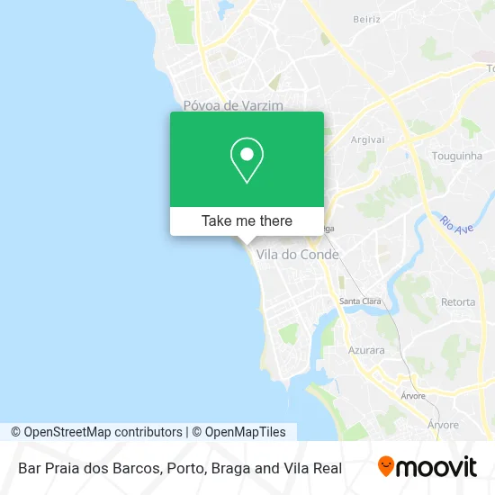 Bar Praia dos Barcos map