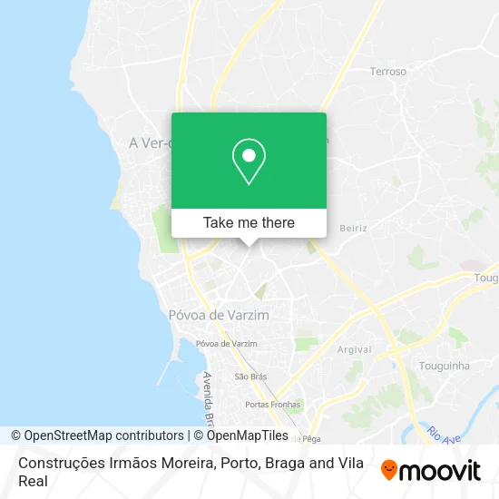Construções Irmãos Moreira map