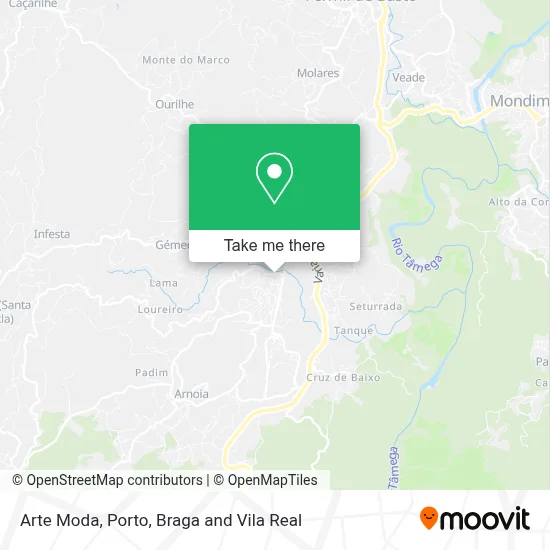 Arte Moda map