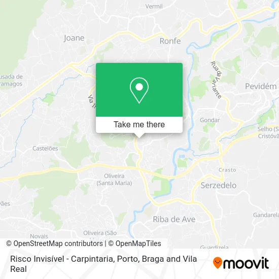 Risco Invisível - Carpintaria map