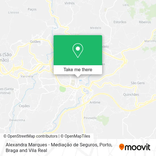 Alexandra Marques - Mediação de Seguros map