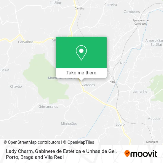 Lady Charm, Gabinete de Estética e Unhas de Gel map