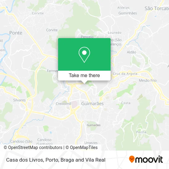 Casa dos Livros map
