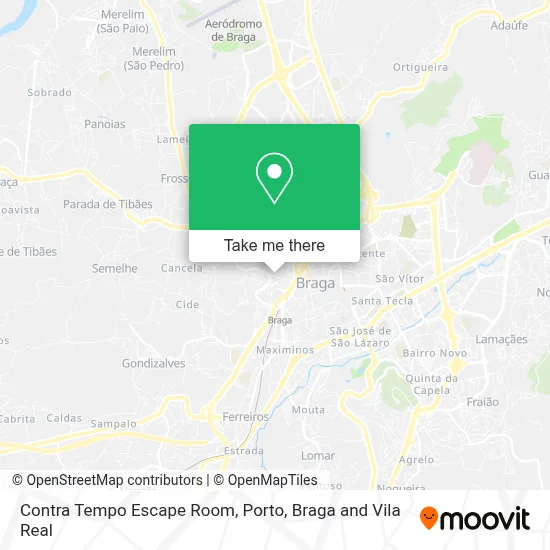 Contra Tempo Escape Room map