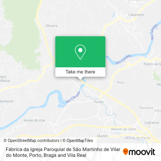Fábrica da Igreja Paroquial de São Martinho de Vilar do Monte map