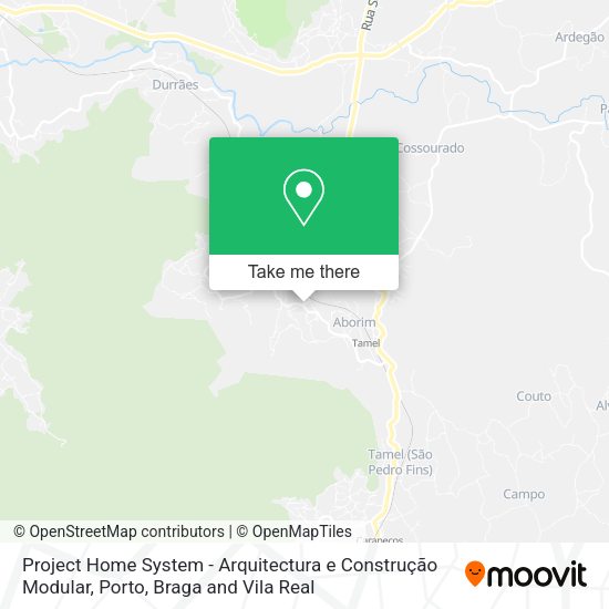 Project Home System - Arquitectura e Construção Modular map