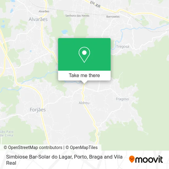 Simbiose Bar-Solar do Lagar map