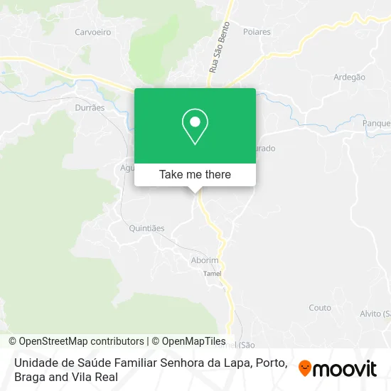 Unidade de Saúde Familiar Senhora da Lapa map