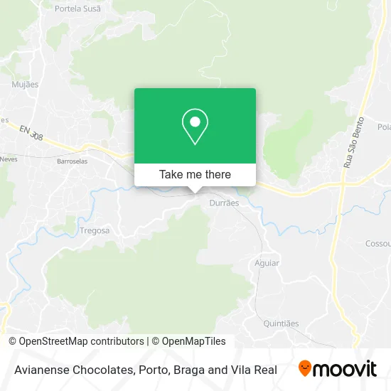 Avianense Chocolates map