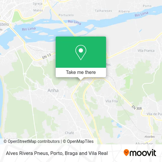 Alves Rivera Pneus map