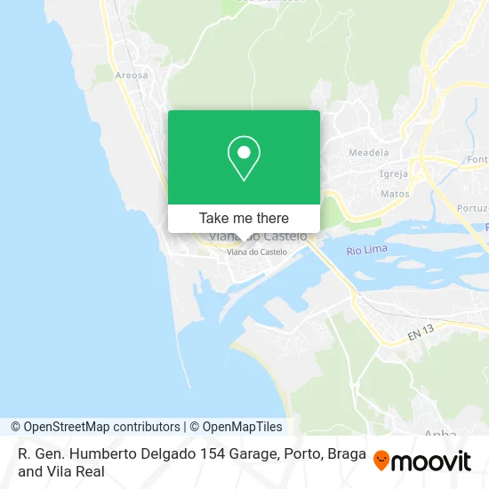 R. Gen. Humberto Delgado 154 Garage map