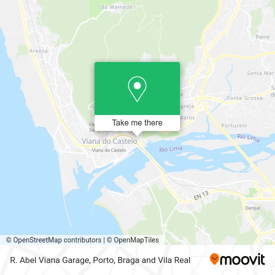 R. Abel Viana Garage map