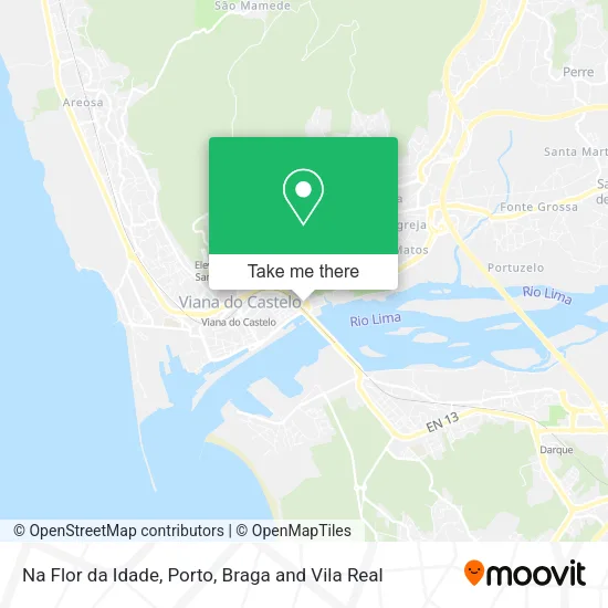 Na Flor da Idade map