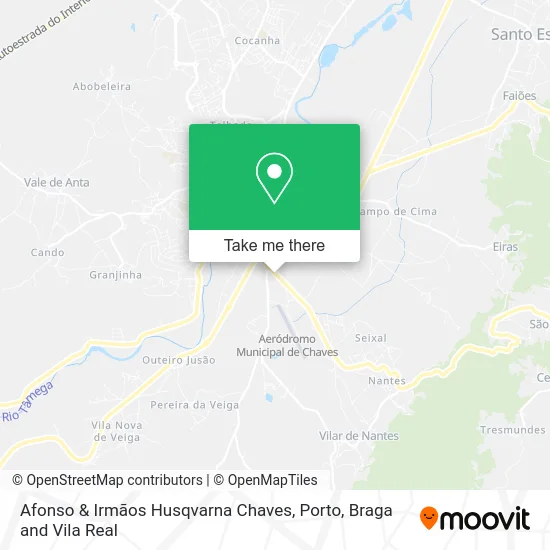 Afonso & Irmãos Husqvarna Chaves map