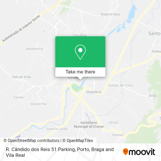 R. Cândido dos Reis 51 Parking map