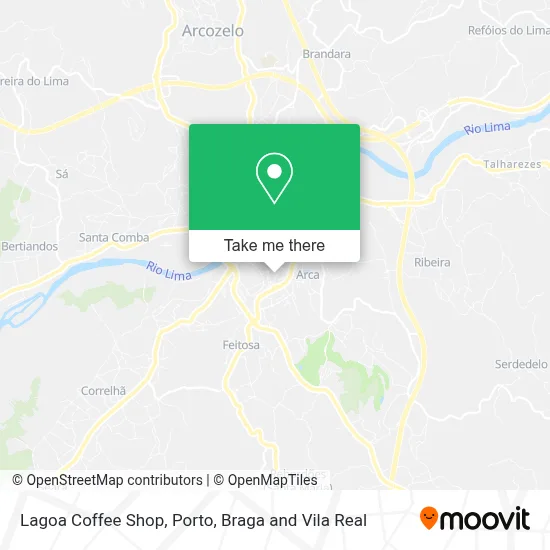 Lagoa Coffee Shop map