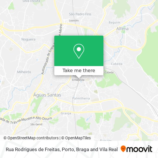 Rua Rodrigues de Freitas map