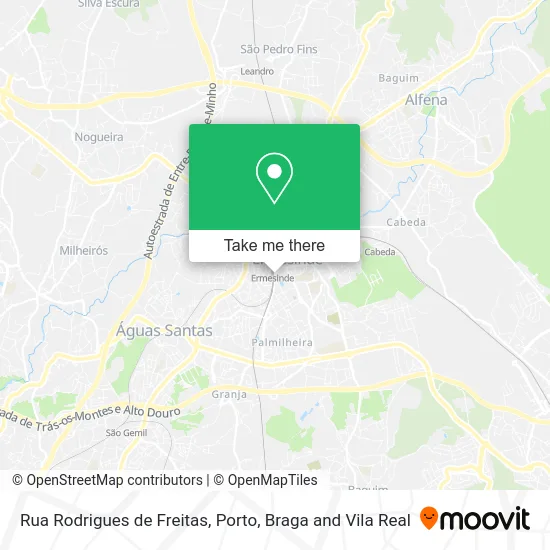 Rua Rodrigues de Freitas map