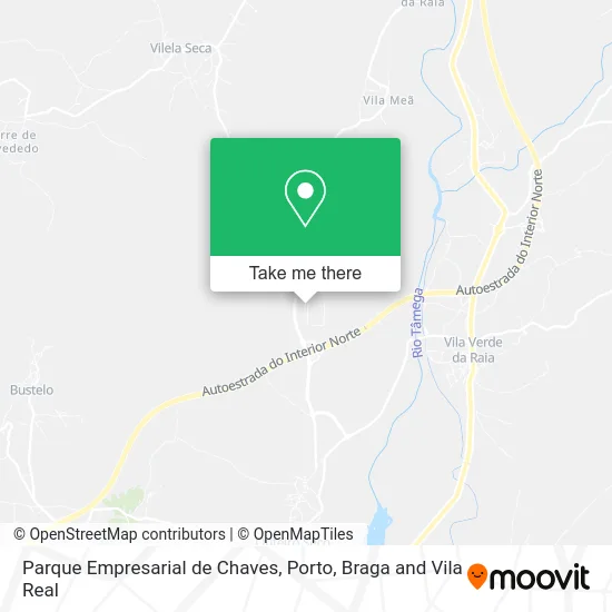 Parque Empresarial de Chaves map