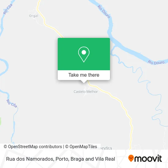 Rua dos Namorados map