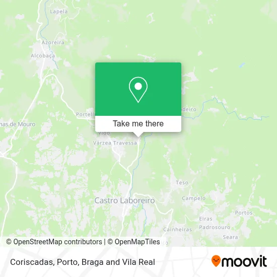 Coriscadas map