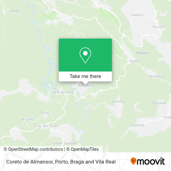 Coreto de Almansor map