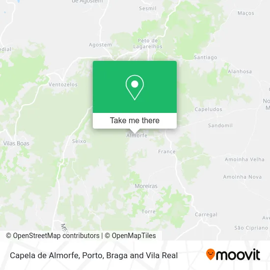 Capela de Almorfe map