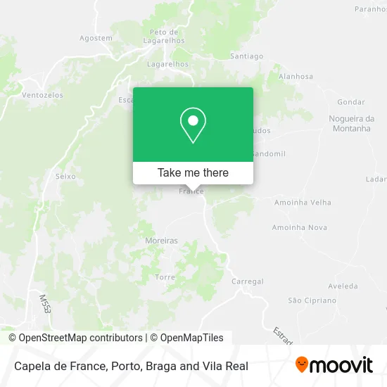 Capela de France map