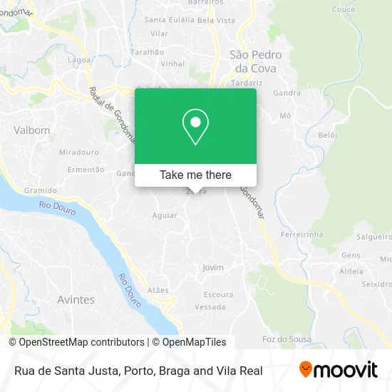 Rua de Santa Justa map