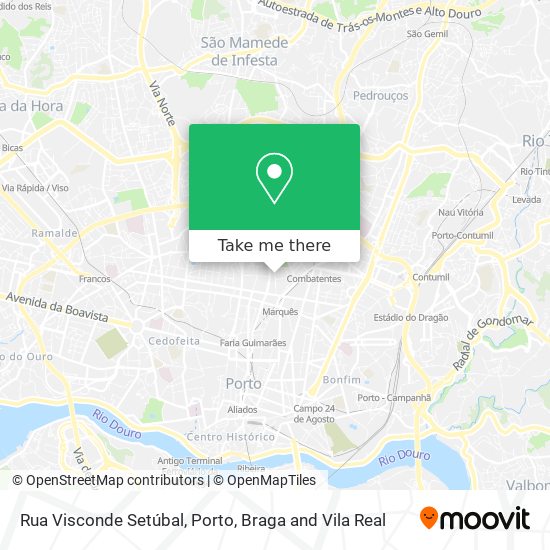 Rua Visconde Setúbal map