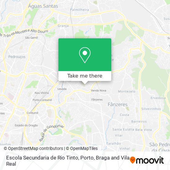 Escola Secundaria de Rio Tinto map