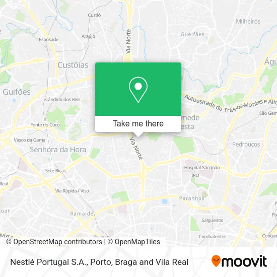 Nestlé Portugal S.A. map