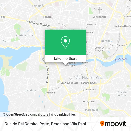 Rua de Rei Ramiro map
