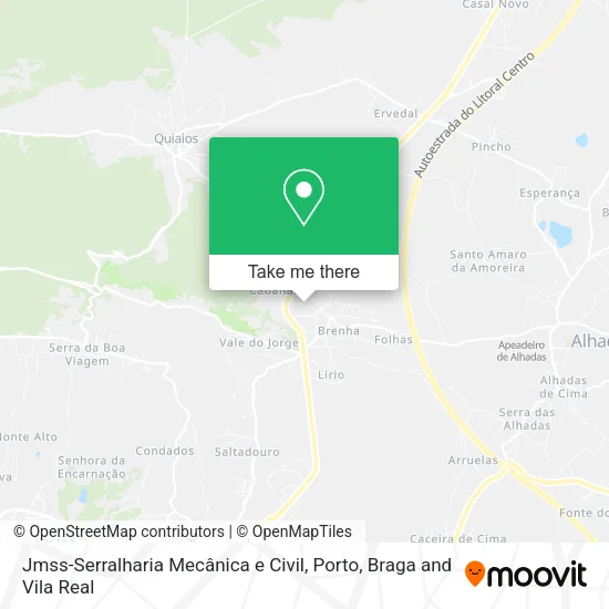 Jmss-Serralharia Mecânica e Civil map